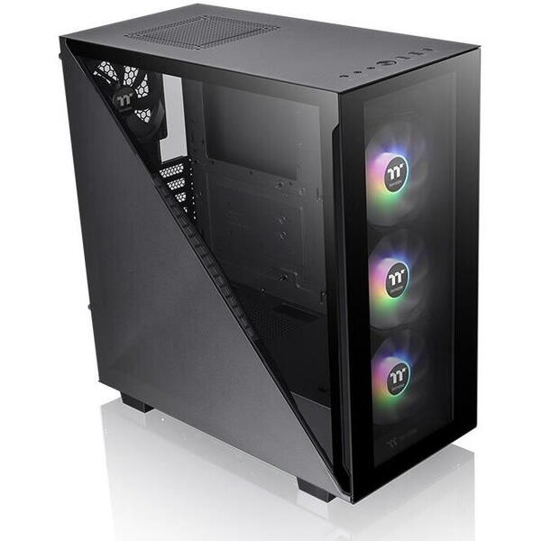 Carcasa Thermaltake Divider 300 Tempered Glass aRGB Neagra