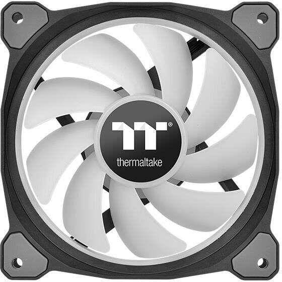 Ventilator PC Thermaltake Riing Duo 12 RGB Radiator Fan TT Premium Edition set 3 ventilatoare cu iluminare RGB