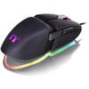 Mouse gaming Thermaltake Premium Argent M5 iluminare RGB negru