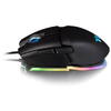 Mouse gaming Thermaltake Premium Argent M5 iluminare RGB negru