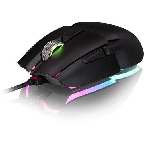 Mouse gaming Thermaltake Premium Argent M5 iluminare RGB negru