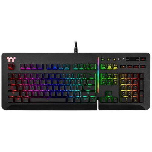 Tastatura gaming Tt eSPORTS by Thermaltake Level 20 RGB Cherry MX Speed Silver Mecanica