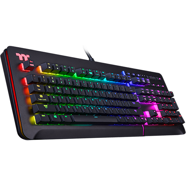 Tastatura gaming Tt eSPORTS by Thermaltake Level 20 RGB Cherry MX Speed Silver Mecanica