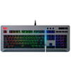 Tastatura gaming Tt eSPORTS by Thermaltake Level 20 RGB titanium Cherry MX Speed Silver Mecanica