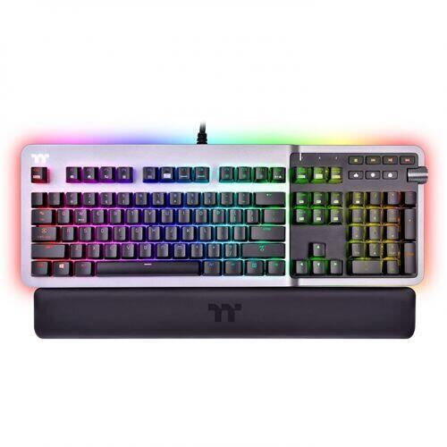 Tastatura gaming Thermaltake Tt eSPORTS Argent K5 RGB Cherry MX Speed Silver Mecanica