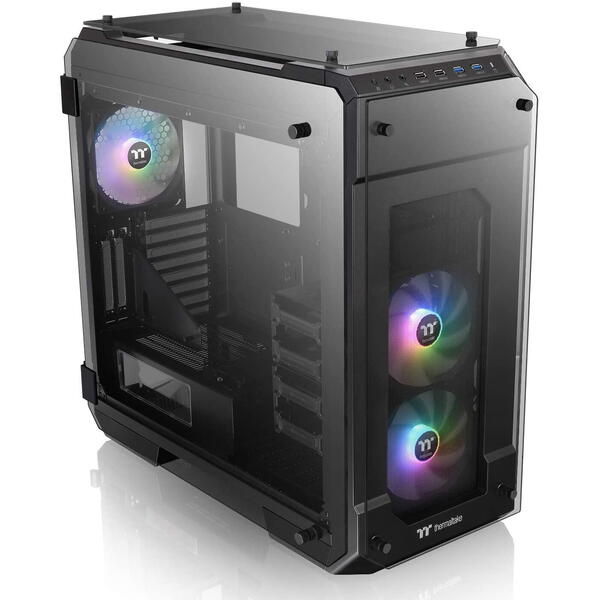 Carcasa Thermaltake View71 Tempered Glass aRGB Edition neagra