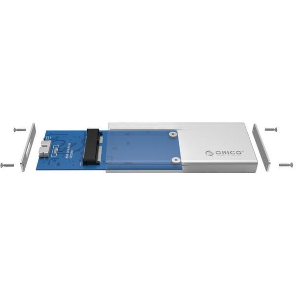 Rack Orico MSA-U3 USB 3.0 mSATA argintiu