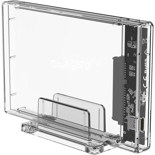 Rack Orico 2159C3 USB 3.1 2.5 inch transparent