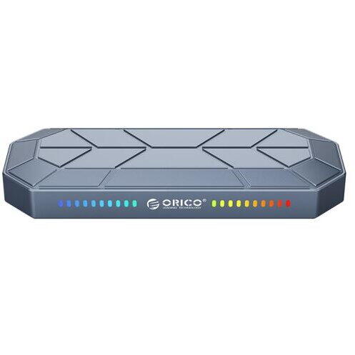 Rack Orico M2VG01-C3 iluminare RGB M.2 NVMe SSD gri