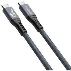 Cablu USB TBZ4 USB-C la USB-C Thunderbolt 4 0.8m gri