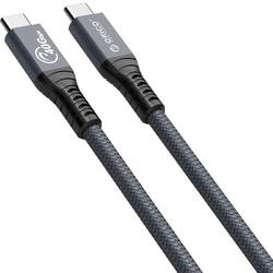 Cablu USB TBZ4 USB-C la USB-C Thunderbolt 4 2m gri