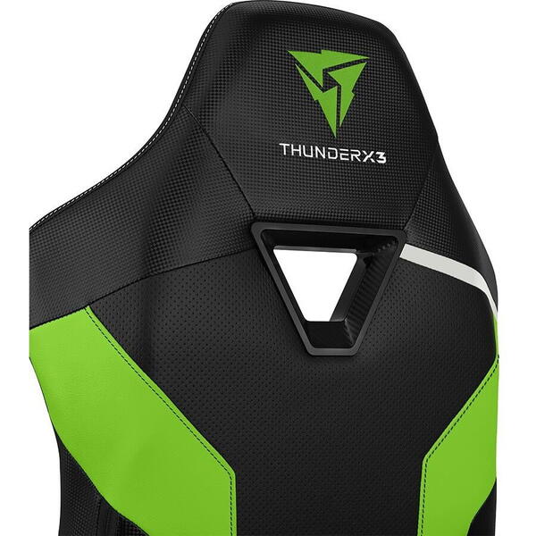 Scaun Gaming Aerocool Thunder X3 TC3 negru cu verde