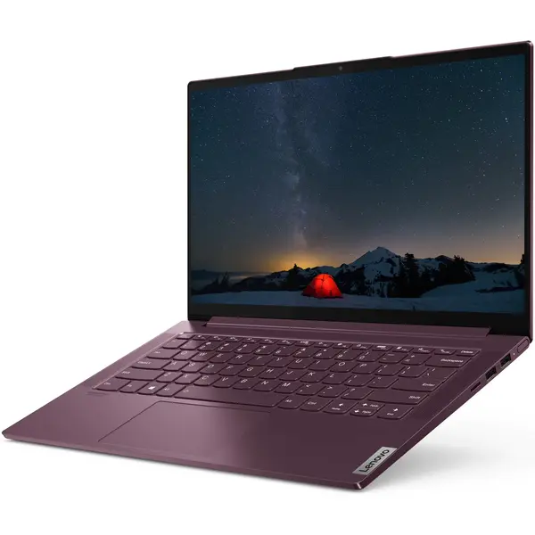 Laptop Lenovo Yoga Slim 7 14ITL05, 14 inch FHD IPS, Intel Core i5-1135G7, 8GB DDR4, 512GB SSD, Intel Iris Xe, Win 10 Home Orchid, Aluminium