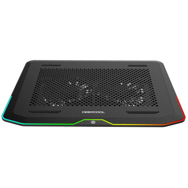 Cooler Laptop Deepcool N80 iluminare RGB negru