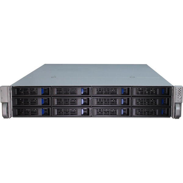 Carcasa Server Inter-Tech tip stocare 2U, IPC 2U-2412 19 inch