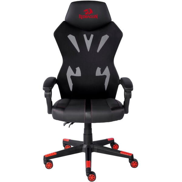 Scaun Gaming Redragon Spider King negru cu rosu