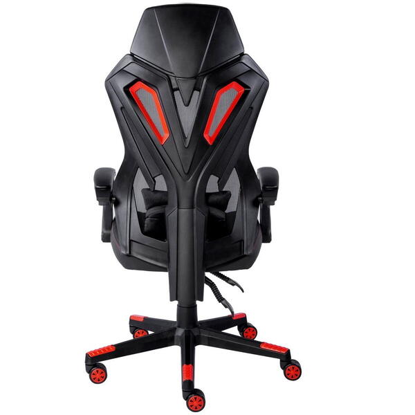 Scaun Gaming Redragon Spider King negru cu rosu