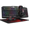 Kit Tastatura si Mouse Gaming Redragon S101-BA 4 in 1 negru