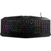 Kit Tastatura si Mouse Gaming Redragon S112 Gaming Essentials 4 in 1 negru iluminare RGB