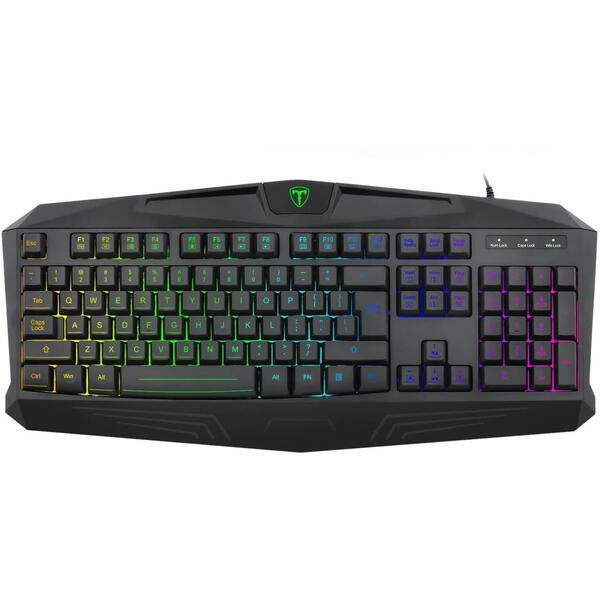 Kit Tastatura si Mouse Gaming T-Dagger Legion 4 in 1