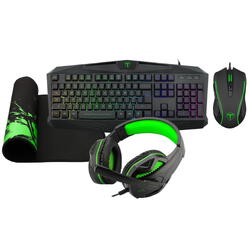 Kit Tastatura si Mouse Gaming T-Dagger Legion 4 in 1