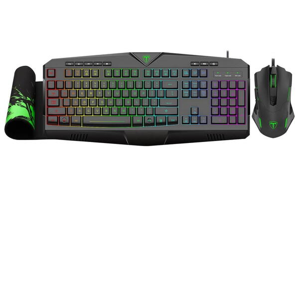 Kit Tastatura si Mouse Gaming T-Dagger TGS006 3 in 1