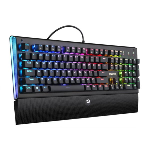 Tastatura gaming Redragon Aryaman RGB neagra