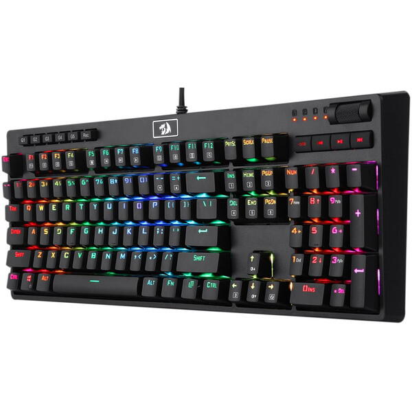 Tastatura gaming Redragon Manyu RGB neagra