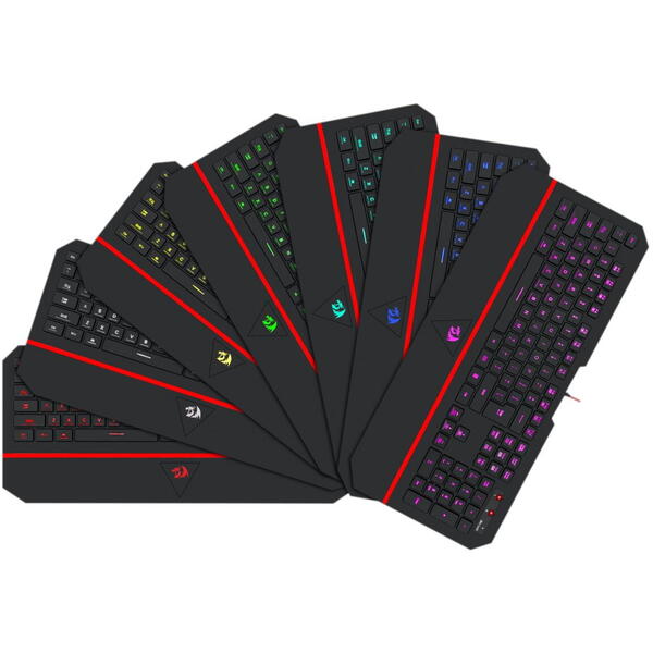 Tastatura gaming Redragon Karura 2 neagra iluminare RGB