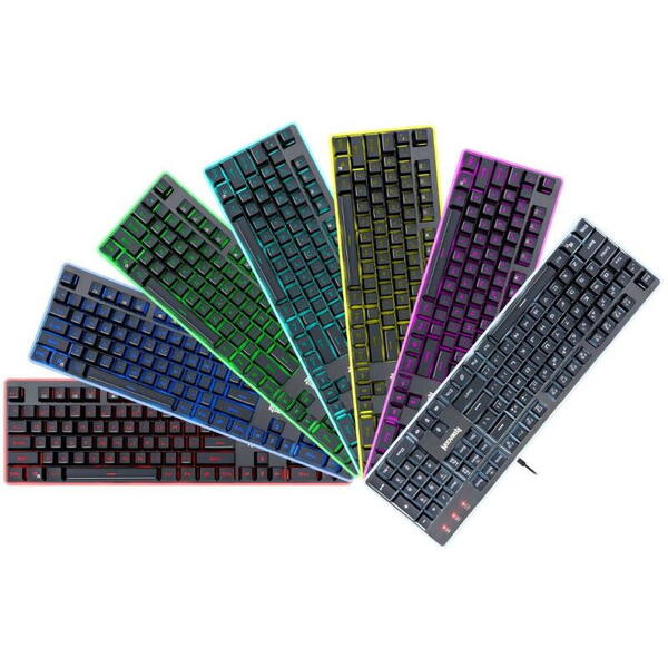 Tastatura gaming Redragon Dyaus 2 neagra iluminare RGB