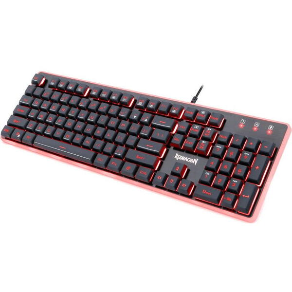 Tastatura gaming Redragon Dyaus 2 neagra iluminare RGB