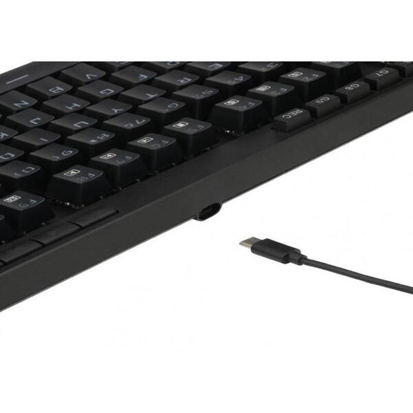 Tastatura gaming Redragon Magic-Wand neagra iluminare RGB