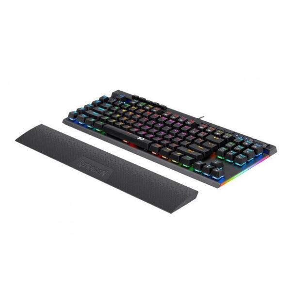 Tastatura gaming Redragon Magic-Wand neagra iluminare RGB