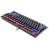 Tastatura gaming Redragon Visnu neagra iluminare rainbow