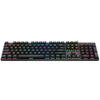 Tastatura gaming Redragon Shrapnel neagra iluminare RGB switch-uri rosii