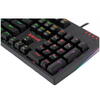 Tastatura gaming Redragon Amsa Pro iluminare RGB neagra switch-uri albastre