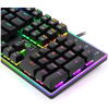 Tastatura gaming Redragon Ratri iluminare RGB neagra switch-uri negre