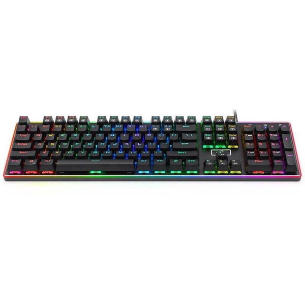 Tastatura gaming Redragon Ratri iluminare RGB neagra switch-uri negre