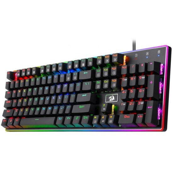 Tastatura gaming Redragon Ratri iluminare RGB neagra switch-uri negre