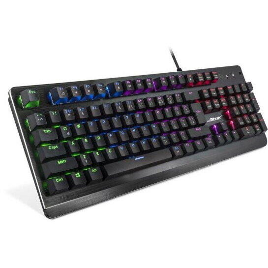 Tastatura gaming Inter-Tech Nitrox NK-2000ME neagra iluminare RGB