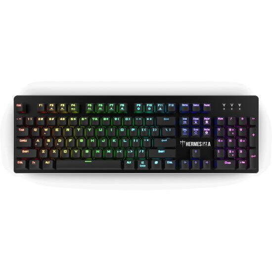 Tastatura gaming Gamdias Hermes P2A neagra iluminare RGB