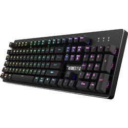 Tastatura gaming Gamdias Hermes P2A neagra iluminare RGB