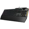 Tastatura gaming Asus TUF Gaming K1 neagra iluminare RGB