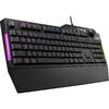 Tastatura gaming Asus TUF Gaming K1 neagra iluminare RGB
