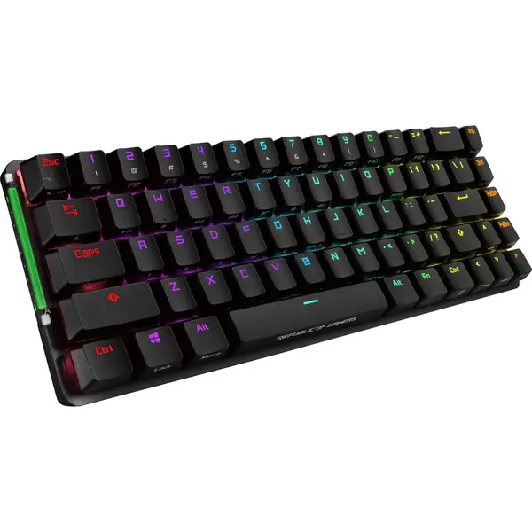 Tastatura gaming Asus ROG Falchion Cherry MX Red neagra iluminare RGB