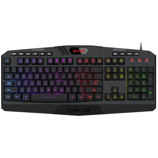 Tastatura gaming Redragon Harpe Pro neagra iluminare RGB