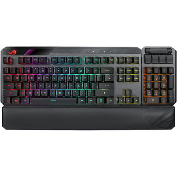 Tastatura gaming Asus ROG Claymore II ROG RX Red neagra iluminare RGB
