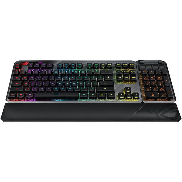 Tastatura gaming Asus ROG Claymore II ROG RX Red neagra iluminare RGB