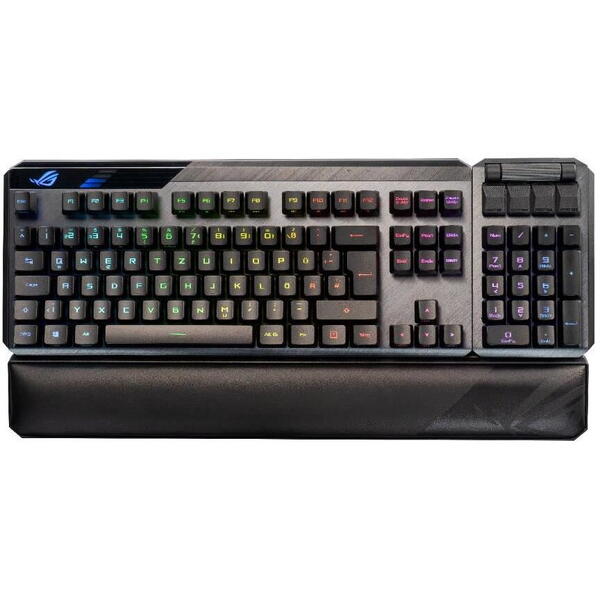 Tastatura gaming Asus ROG Claymore II ROG RX Red neagra iluminare RGB