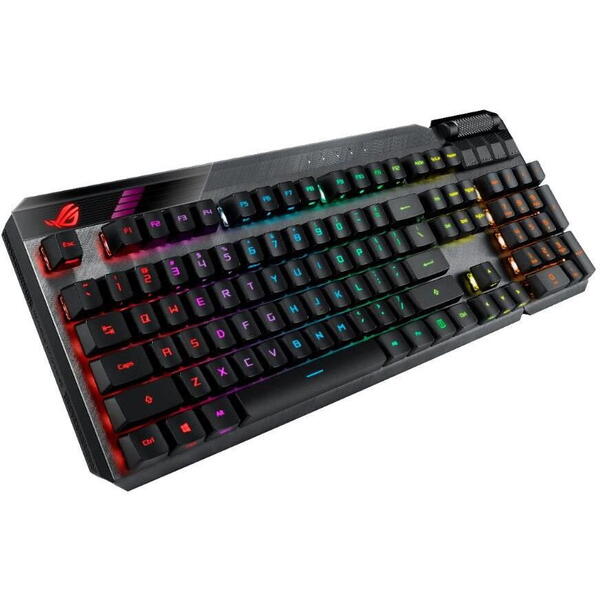 Tastatura gaming Asus ROG Claymore II ROG RX Red neagra iluminare RGB